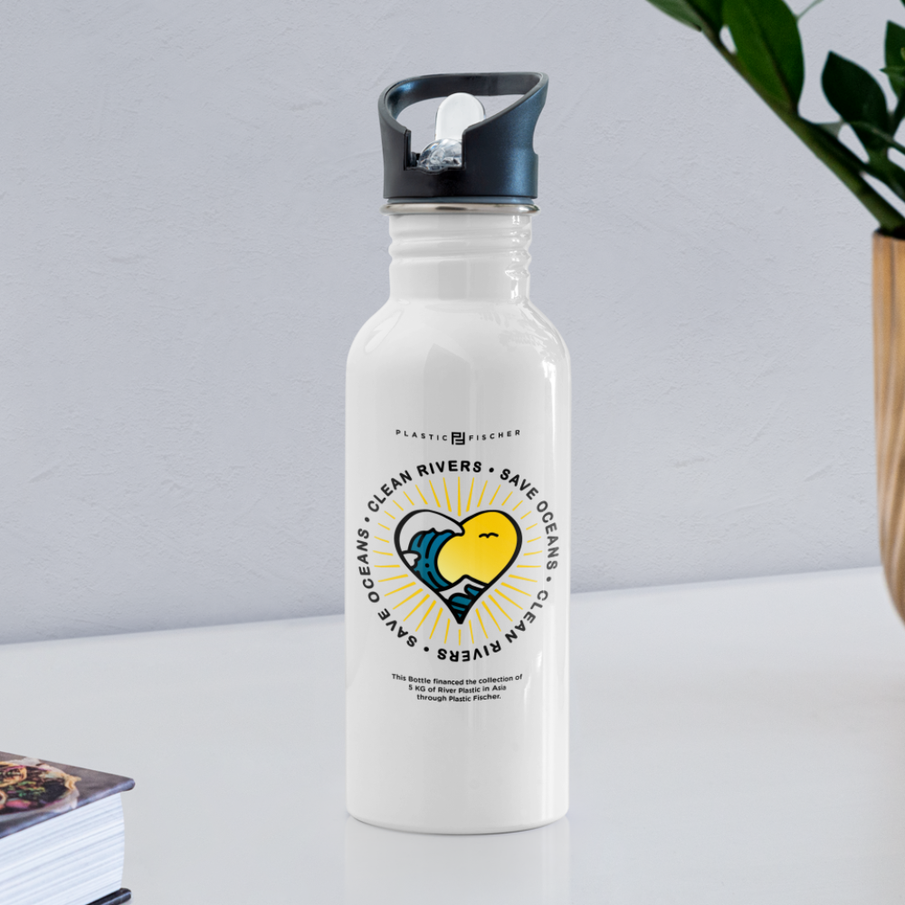 Plastic Fischer Bottle - white