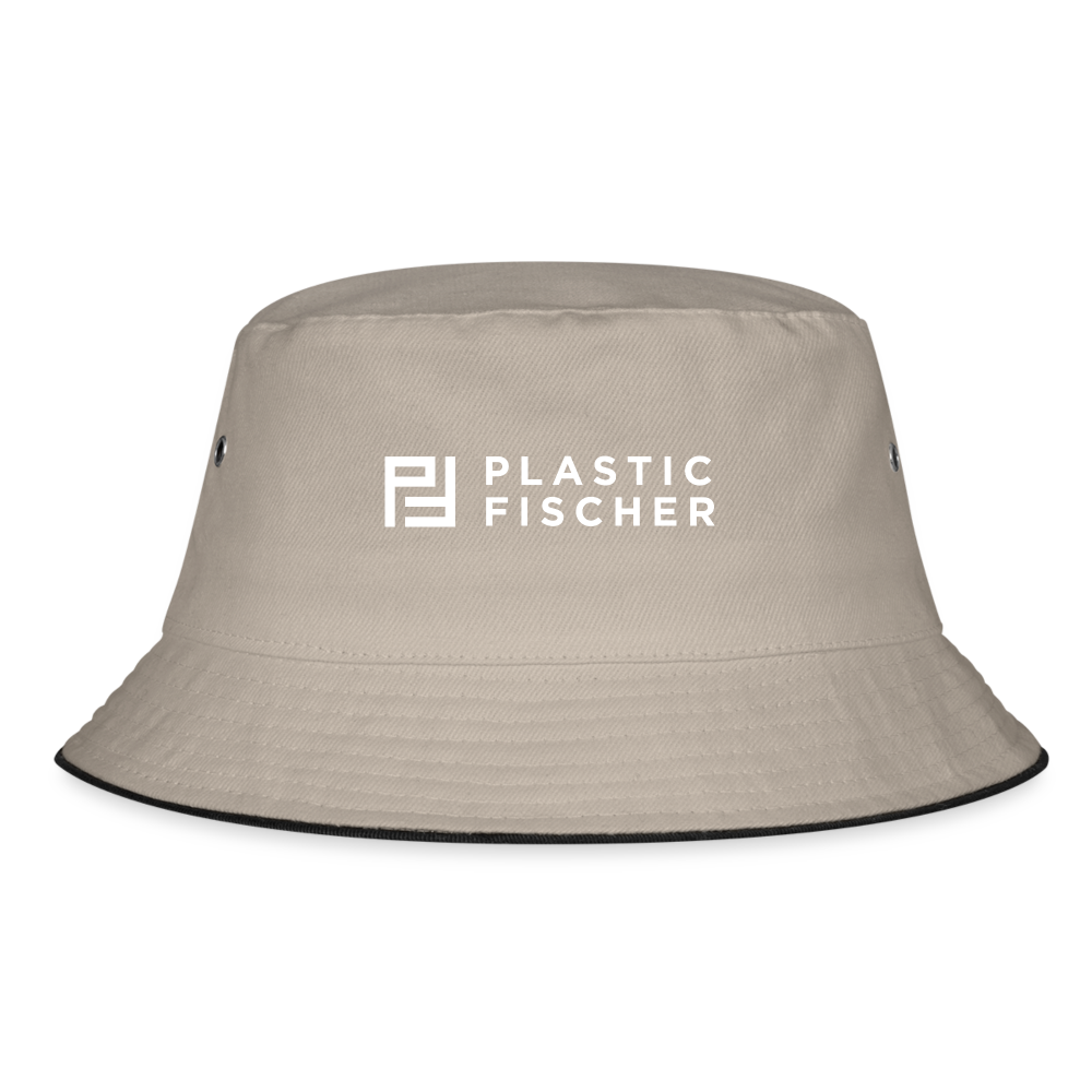 Plastic Fischer Hat - khaki/black