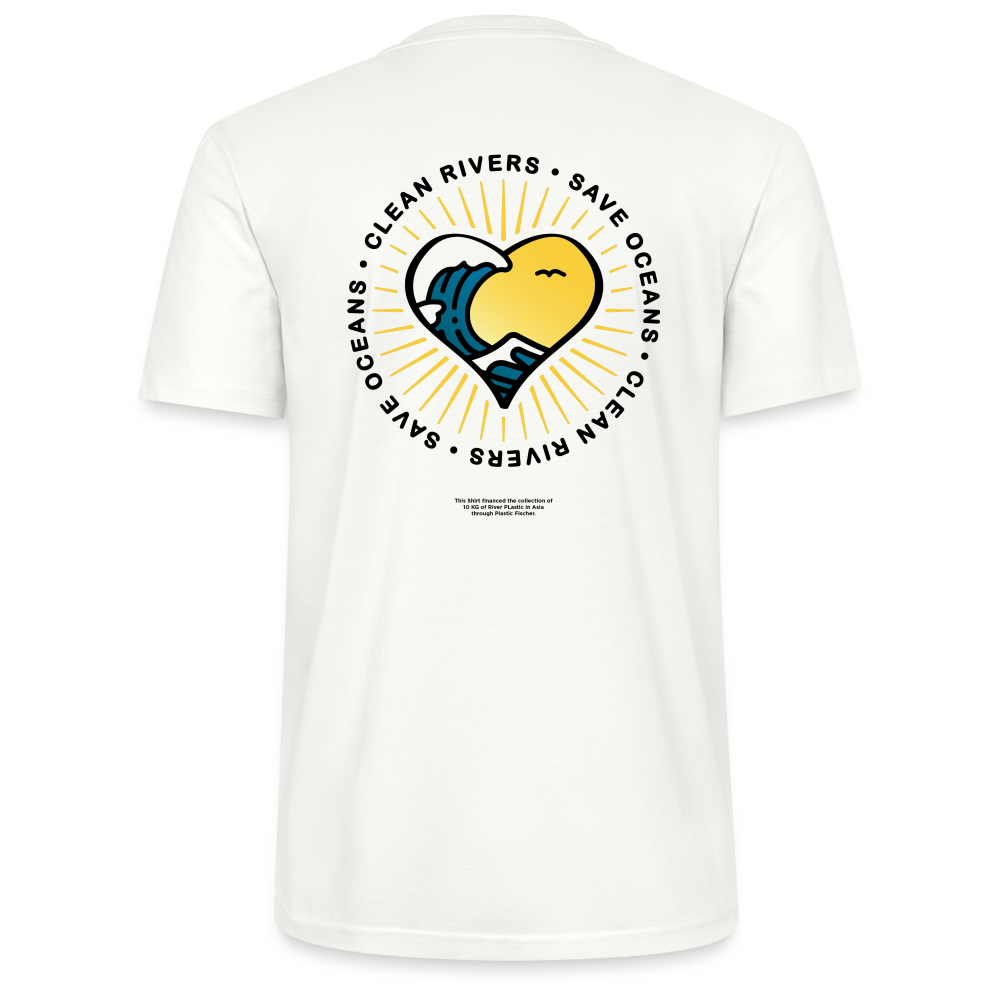 Plastic Fischer Summer Shirt + 10 kg River Plastic - white