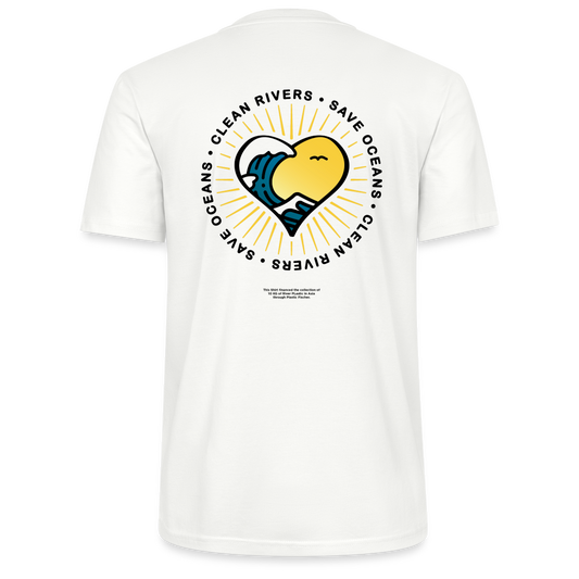 Plastic Fischer Summer Shirt + 10 kg River Plastic - white