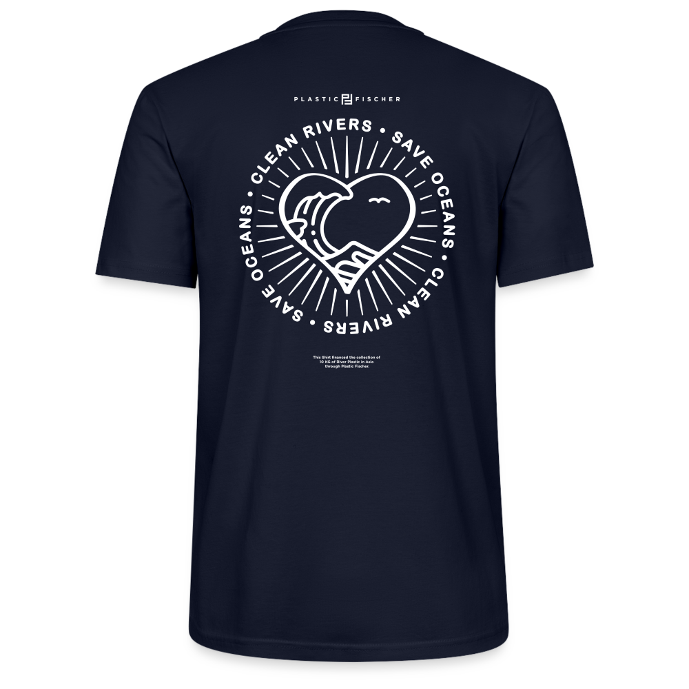Ocean Lover Shirt + 10 kg River Plastic - navy